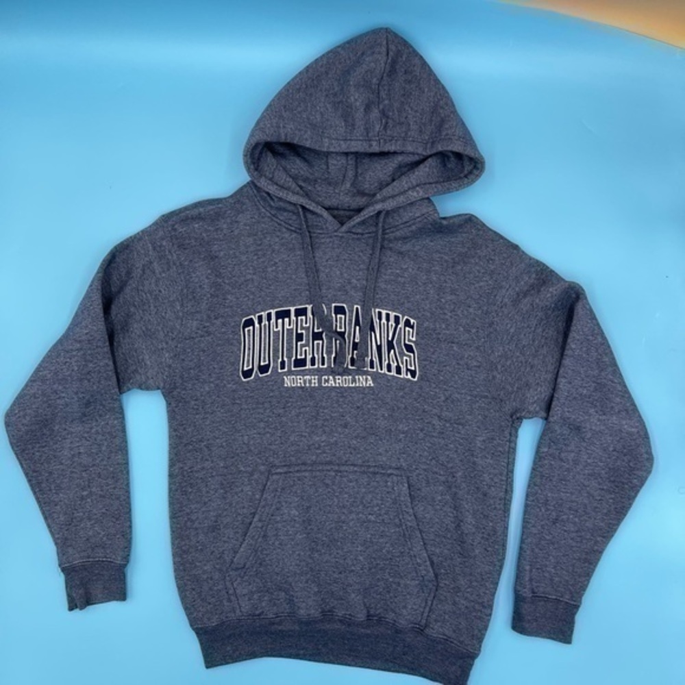 VTG Embroidered OUTER BANKS Hoodie By Pacific & CO.
